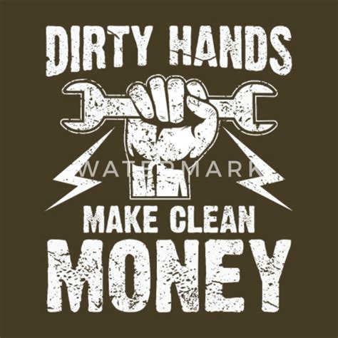 There should be an arrow telling you which side to put it in first, and it is important that you follow this as the filters are designed to work this way. Dirty Hands make clean Money Men's Premium T-Shirt ...