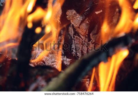 Campfire Flame Texture Stock Photo 758476264 Shutterstock
