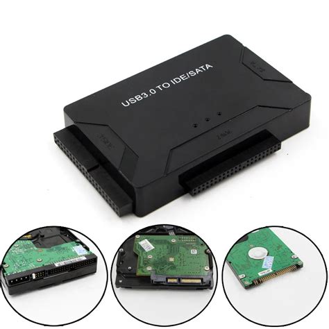 New Usb 30 To Sata Ide Converter Hard Disk Adapter High Speed Portable