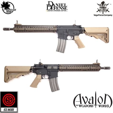 Electric Rifle Mk18 Avalon Daniel Defense Vfc Softair Games Asg