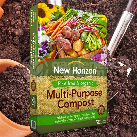 Westland 50l New Horizon Peat Free Compost Multi Purpose Garden Plant Soil
