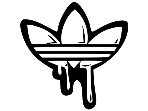 Adidas Drip Logo Digital File Only Svg Png Cricut Laser For Etsy