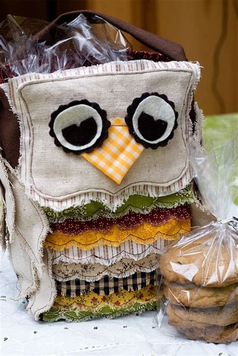 cutesiecraft diy owl bag with images owl fabric crafts owl crafts