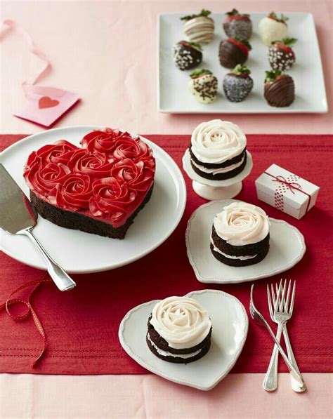 Valentines Day Food Valentine Desserts Valentine Treats Cake Roses Pink Rose Cake Menu