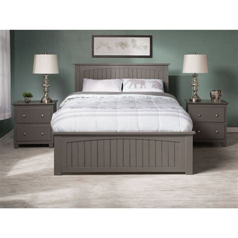 Atlantic Nantucket Full Platform Bed Matching Footboard And Twin Trundle