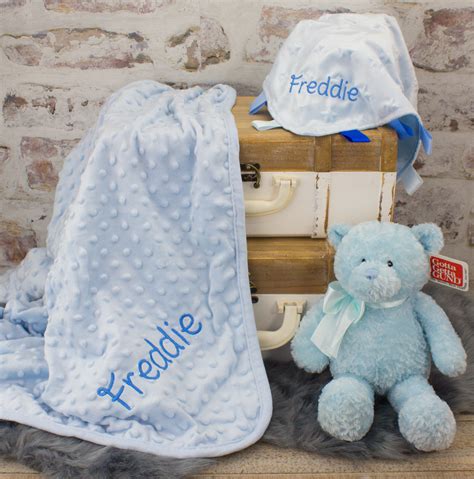 4.8 out of 5 stars. Personalised Blue Baby Boy Gift Set | Heavensent Baby Gifts