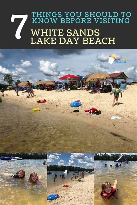 Things You Should To Know Before Visiting White Sands Lake Day Beach