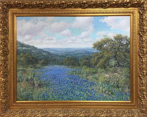 Robert Harrison Bluebonnets In The Hill Country 1164 Texas Art