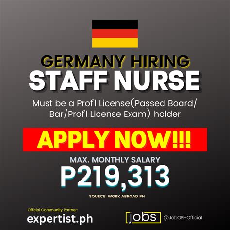 Job Opportunities For Staff Nurse In Germany Apply Now Philippine Go
