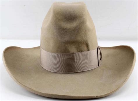 Beige Stamped Tom Mix Stetson Cowboy Hat Size 6 78 Jan 24 2019