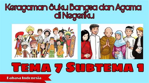 Bahasa Indonesia Kelas 4 | Tema 7 Subtema 1| Keragaman Suku Bangsa dan
