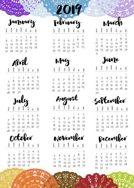 calendar design ideas calendar printables