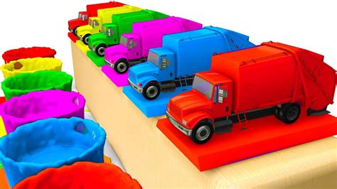Learn Colors W Cars For Kids And Truck Learning Educational Video