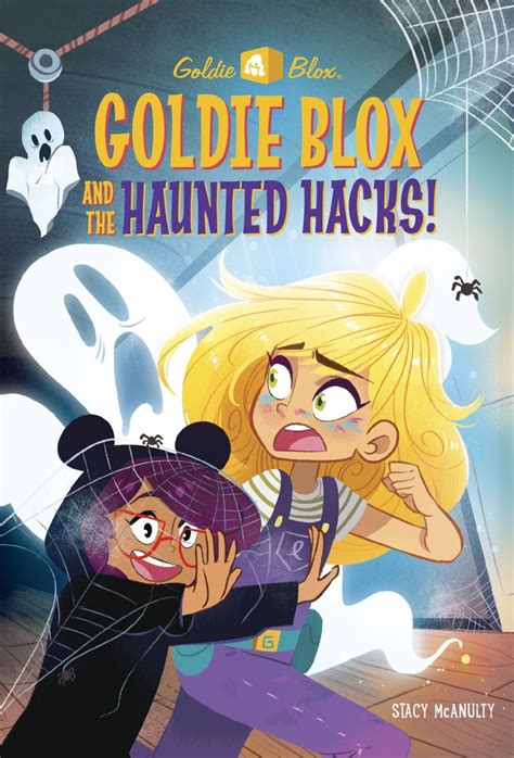 goldie blox and the haunted hacks goldieblox ebook book art cartoon character design books