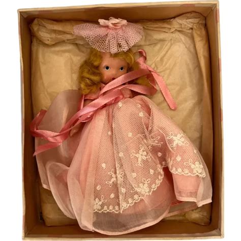 Vintage Nancy Ann Storybook Doll Pretty Maid 160 Bisque Original Box Blonde 55 2500 Picclick