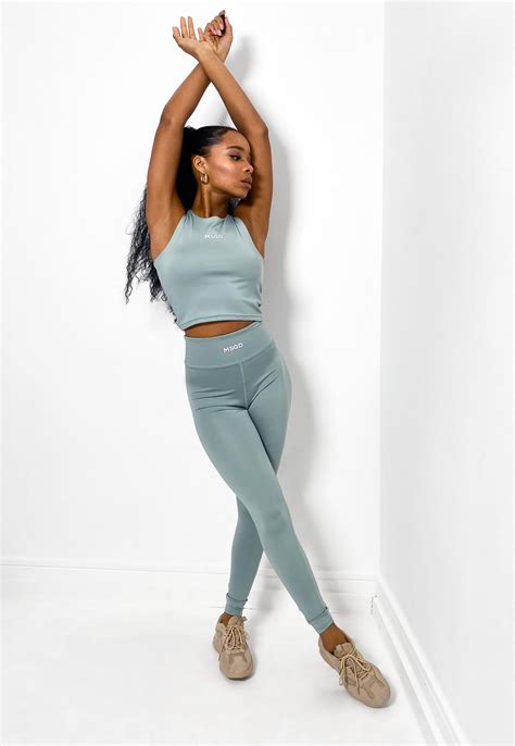 Tall Gray Msgd Gym Leggings Missguided
