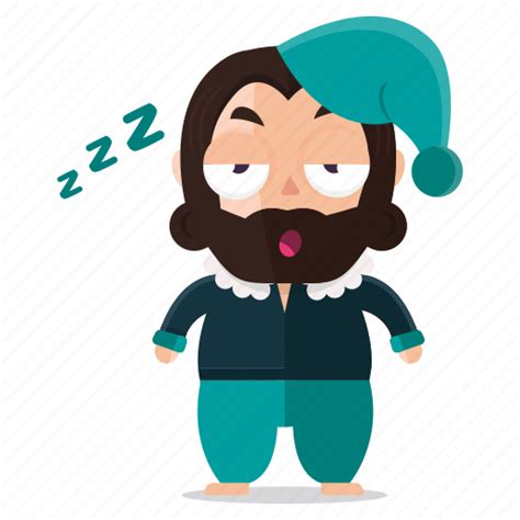 Emoji Emoticon King Pyjama Sleepy Sticker Icon Download On