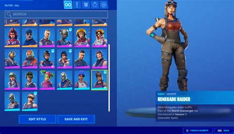 Selling Stacked Fortnite Account Renegade Raider Included Post Offers