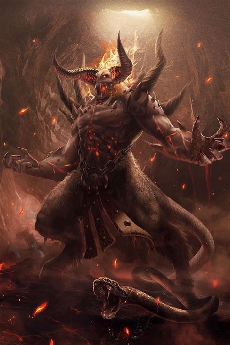 The Beast By Ninjart1st On Deviantart Fantasy Demon Demon Art