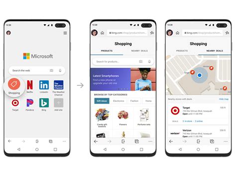 Microsofts Edge Mobile Web Browser Gains A Cool New Shopping Feature