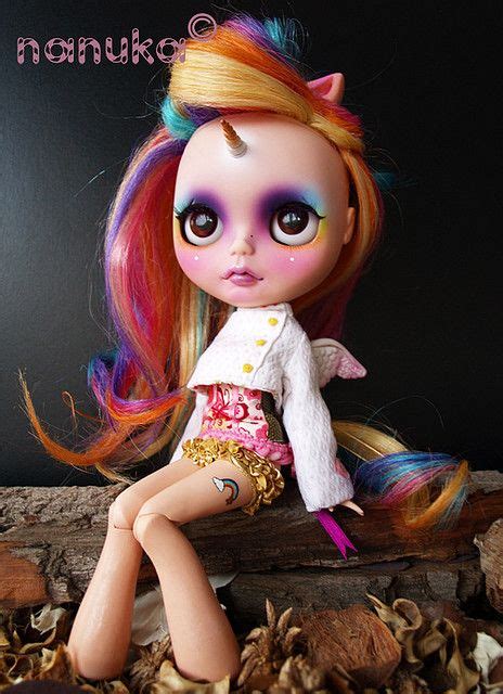 Caramel My Little Pony Inspired Blythe Doll Custom By Nanuka Blythe