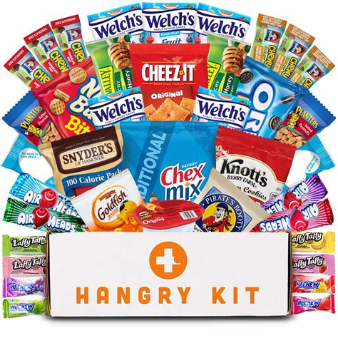 Hangry Kit Mega Essentials Snack Pack For Adults And Kids 38 Classic