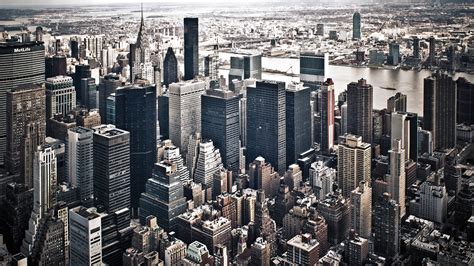 1920x1080 City People Buildings New York New York City Metropolis