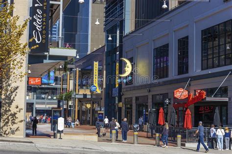 Shopping In Downtown Nashville Tn Usa Editorial Photography Image