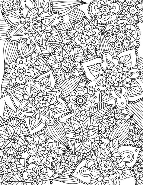 spring coloring pages  adults home family style  art ideas