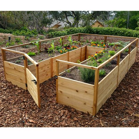 Outdoor Living Today Raised Cedar Garden Bed 8 X 12 Ft