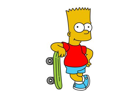 Bart Simpson Vector Character