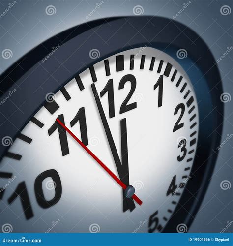 Deadline Symbol With Wall Clock Stock Illustration Illustration Of