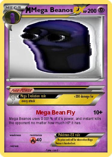Pokémon Mega Beanos Mega Bean Fly My Pokemon Card