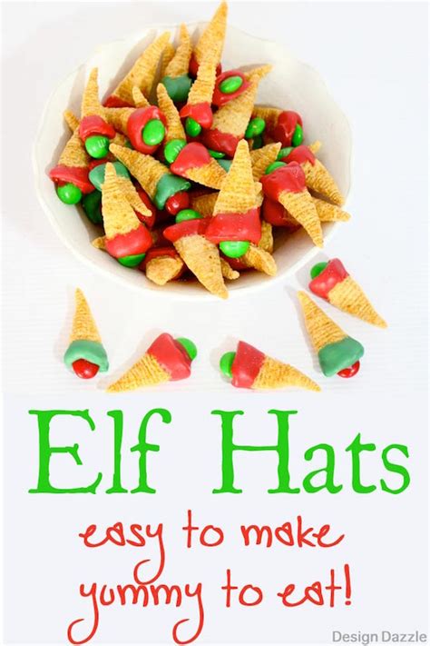 Edible Christmas Elf Hats Edible Crafts
