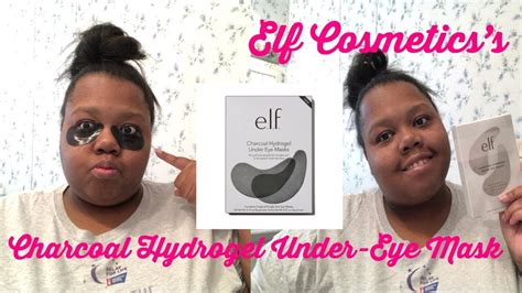Elf Cosmetics Charcoal Hydrogel Under Eye Mask Review Youtube
