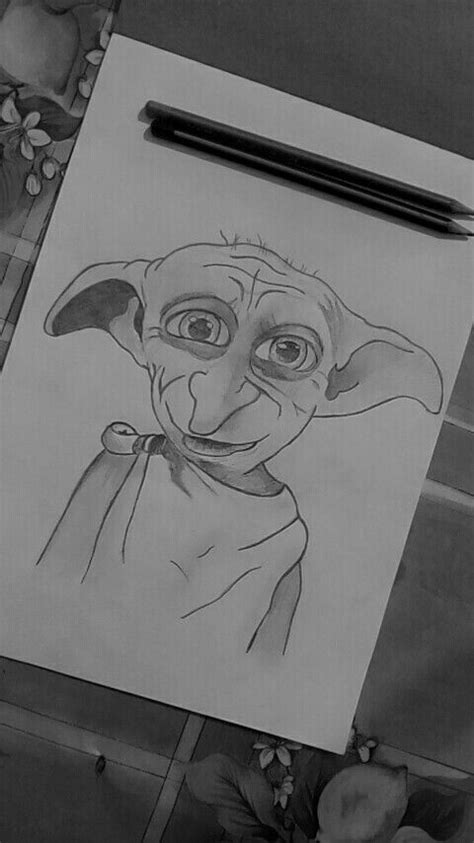Dobby From Harry Potter ⚡ Esboços De Desenhos Animados Malévola
