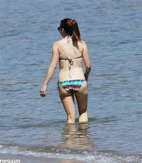 Celebrity And Entertainment Everythings Beachy Keen For Bikini Clad Alyson Hannigan Popsugar