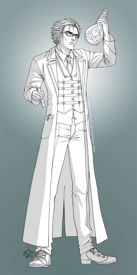 The Scientist By Nijuuni On Deviantart Character Art Drawing Poses