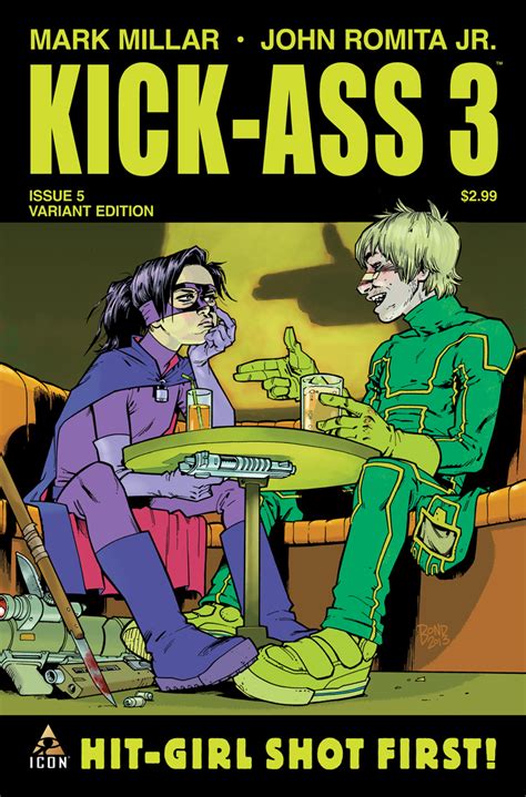 kick ass 3 2013 5 bond variant comic issues marvel