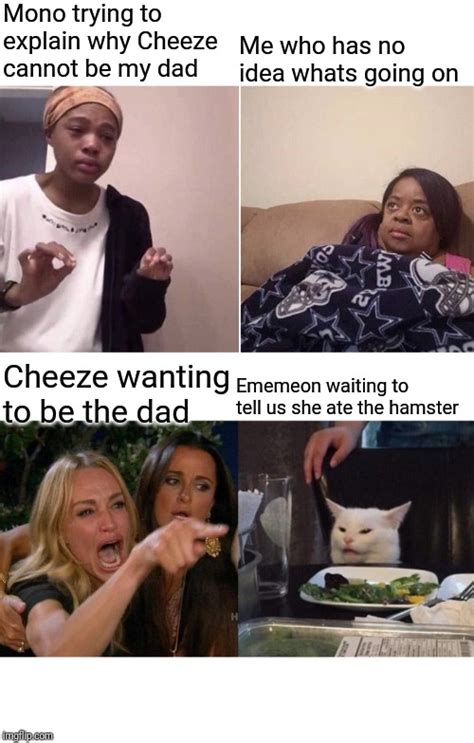 Image Tagged In Memeswoman Yelling At Catme Telling My Mom Imgflip