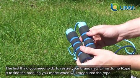 Because you're in the right place. Limm Jump Rope - How to Adjust Your Length - YouTube
