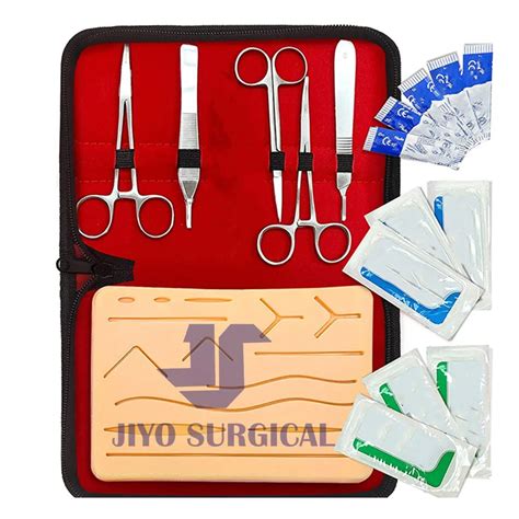 Surgical Dissection Kit Of Instrument With Suture Pad Surgical