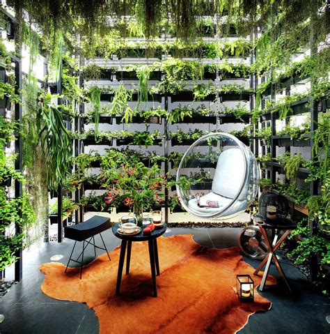 Interior Design Home Vertical Garden In Bangkok