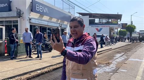 Banderazo De La Obra De Rehabilitación De La Calzada La Fuente Uruapan