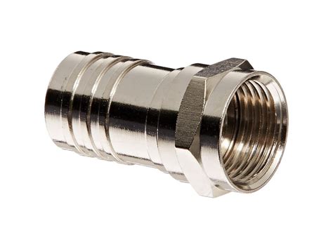 Crimp Onf Connector For Standard Shield Rg6u Cable