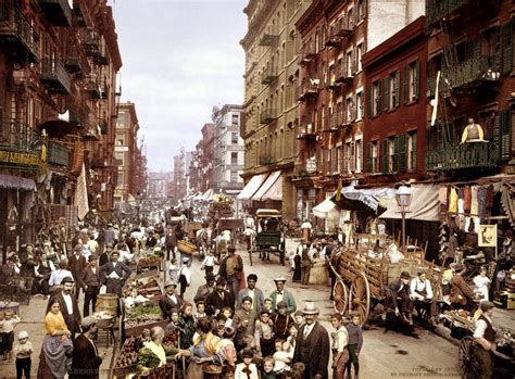 Nyc Vintage Nyc Vintage Image Of The Day Mulberry Street 1900