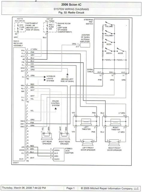 Scion Xb Wiring Diagram