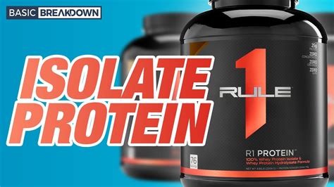 Rule 1 R1 Isolate Protein Powder Supplement Review Basic Breakdown
