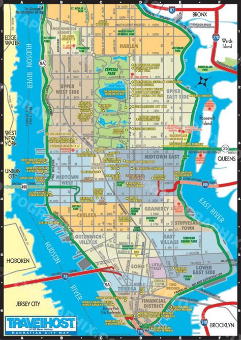 Manhattan City Map
