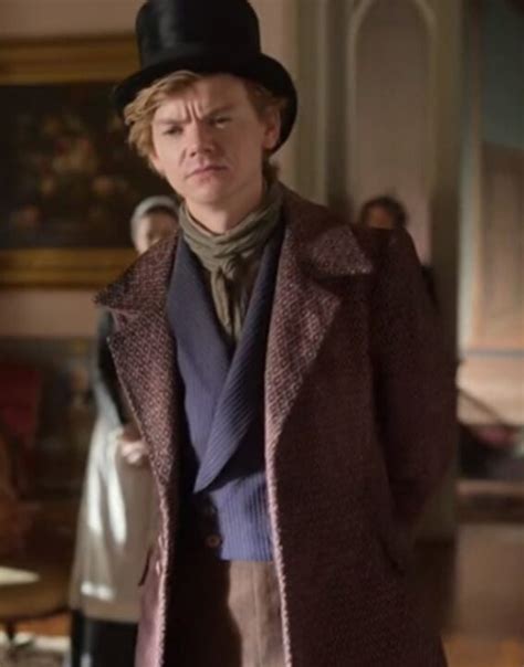 The Artful Dodger 2023 Thomas Brodie Sangster Maroon Coat Ujackets